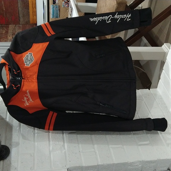 Harley-Davidson Hoodie Jacket with Thumb Holes - Picture 13 of 15